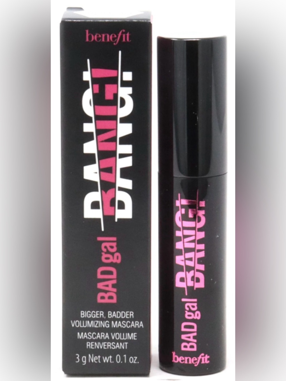New Benefit BADgal BANG! Volumizing Mascara — Black with Pink Accents